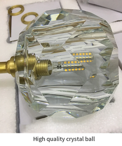 Lámpara Colgante de Decoración para Interiores, Sala de Estar, Dormitorio, Restaurante, Iluminación Moderna de Metal para Hoteles, Villas, Lofts, Lámpara Colgante de Cristal - Product Image 4