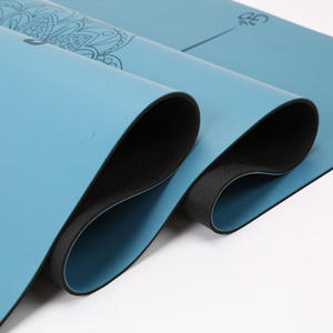 Esterilla de Yoga de PU de goma rosa de 5mm personalizada, regalo para el día de la madre de Pilates - Product Image 5