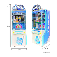 Machine à monnayeur personnalisée Naughty Dog, machine à billes porte-bonheur, pour enfants de 3 ans et plus, 110/220V, utilisation en intérieur, centres d'amusement