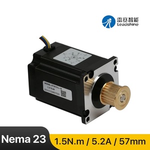 Leadshine <span class=keywords><strong>NEMA</strong></span> 23 lai động cơ bước 3 giai đoạn 57mm 150ncm 5.2A với thiết bị cho máy in 3D <span class=keywords><strong>CNC</strong></span> XYZ - Product Image 2