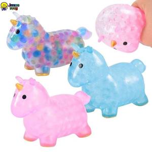 Jouets à presser JITENG Unicorn, remplis de billes d'eau, anti-stress, sensoriels, jouets moelleux - Product Image 1