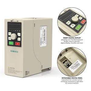 Estável Novo AC Smart entrada 220V 380V 0.75kw 1.5KW 2.2kw 5.5 kw 3hp inversor vfd 1 a 3 fase vfd drive para controle de velocidade do motor