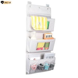 3-<b>Shelf</b> Closet Over the Door Hanging Organizer 3 Pockets Wall Mount Hanging Storage <b>Shelves</b> for Bathroom Bedroom - Product Image 1