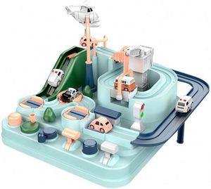 Jeu d'aventure éducatif pour enfants : Circuit de voitures slot avec piste - Product Image 1
