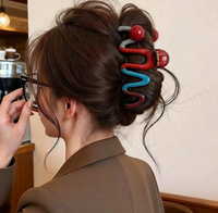 Barrettes coréennes pour maintenir les cheveux, au design élégant et sophistiqué. Clips de grande taille.
