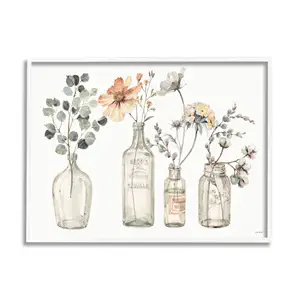 Gran oferta, ramos de flores florales antiguos, tarro de cristal, pintura, diseño de arte enmarcado, jarrón, pintura de flores y arte de pared para decoración de habitación