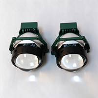 Kit de mise à niveau de phares LED pour voitures avec lentille de projecteur LED de 3 pouces, projecteur bi-LED, faisceau haut et bas super lumineux