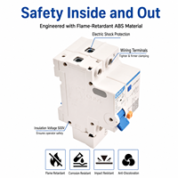 Disjoncteur différentiel CHINT NXBLE-32 RCBO 1P+N 2P 3P 4P 6A 10A 16A 20A 25A 32A 30mA 6kA 230V Courbe C Rail DIN