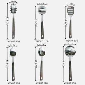 الحديثة نمط المطبخ مجموعة الفولاذ المقاوم للصدأ أدوات مطبخ 6 قطع الطبخ إناء مجموعة - Product Image 5