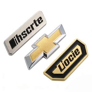 Placa Metálica Personalizada de Acero Inoxidable, Aluminio, ABS, Cromo Brillante, Níquel, Plástico, con Grabado por Electroerosión (EDM), para Autos, Emblemas, Logotipos de Marca - Product Image 1