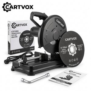 CORTADORA DE METAL CARTVOX 2800W de Alta Resistencia, 355mm, Industrial, <span class=keywords><strong>Sierra</strong></span> de Corte Profesional de 14 Pulgadas <span class=keywords><strong>para</strong></span> Acero CT7355 - Product Image 5