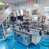 Ligne de remplissage automatique de peinture en aérosol 200 ml à prix d'usine avec moteur pneumatique PLC et remplissage en aluminium