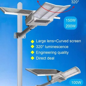 IP65 imperméabilisent l'éclairage extérieur de route du réverbère solaire de l'aluminium LED 100w/150w - Product Image 2