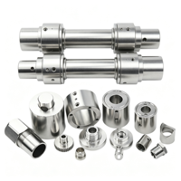 Komponen Mesin CNC Industri 5 Axis Kustom, Baja Tahan Karat, OEM CNC Machining, Paduan Aluminium, Komponen Logam