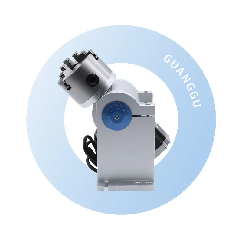 Dispositivo rotativo para máquina de marcação em anel, fibra de marcação a laser