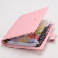 2026 Factory Supply Langlebige Leder abdeckung Kalender Ring binder Nachfüllbarer monatlicher Teiler Planer Schul gebrauch Büro Großhandel