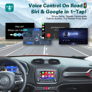 Xách Tay Mmi Không Dây Carplay Cho Jeep Renegade 2013 2018 Bảng Điều Khiển Cắm Chơi USB Gương Liên Kết Navigation Hộp Thông Minh - Product Image 3