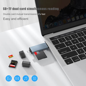 Di alta qualità 2-in-1 USB-C USB Dual Mode 3.0 Card Reader OTG installazione esterna SD/MMC/TF/Mini SD scheda di trasferimento dati di memoria - Product Image 4