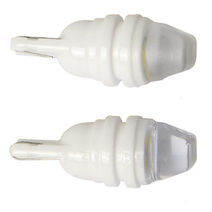 T10 3D <span class=keywords><strong>LED</strong></span> ống kính gốm Trắng Đỏ Xanh Vàng nhiệt bền W5W dẫn 194 168 nêm bên giấy phép tấm ánh sáng đèn DC 12V - Product Image 3