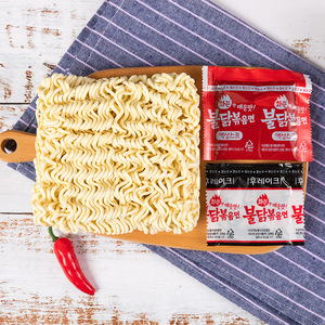 Fideos Instantáneos Coreanos Hechos a Mano en Bolsa, Fideos de Trigo Duro con 12 Meses de Vida Útil, Certificación HACCP - Product Image 2
