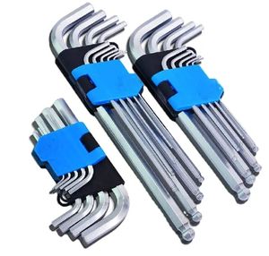 육각 Torx 티타늄 탄소강 아연 도금 모양 헤드 구멍이 긴 알렌 렌치 세트 - Product Image 1