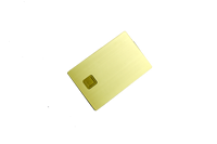 Carte de crédit magnétique en acier inoxydable doré avec impression UV personnalisée et gravure laser pour les membres Amex Express