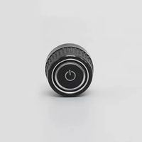 Cubierta para Botón de Reproductor Multimedia de Coche, Perilla de Volumen de Audio para VW New Jetta, New Bora, New Santana, Tiguan, LaVida, POLO