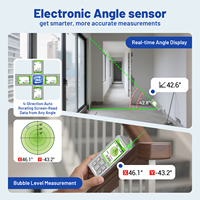 Télémètre laser Huepar SW-150GQ, niveau à ligne verte, 200 m, télémètres laser professionnels et appareils de mesure numériques