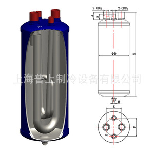 ตัวรับสารทำความเย็น HYQ 208 209 210 595 สำหรับระบบปรับอากาศและระบบทำความเย็น - Product Image 5
