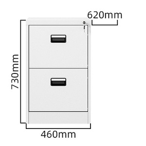 Văn phòng nhà trường trắng <span class=keywords><strong>2</strong></span> ngăn kéo kim loại Tủ hồ sơ thép chỉ số Thẻ Văn Phòng lưu trữ tủ - Product Image 6
