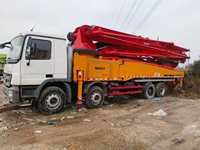Bomba de Concreto SANY SY5419THB de 52m con Motor Diésel Usado y Productividad de 170m/h, 1000 Horas de Uso Probadas e Inspeccionadas