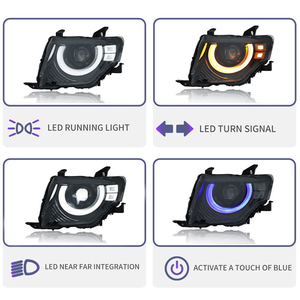 AURON Nuevo Faro Delantero LED de 32V 6000K 60W 6000 Lúmenes, Luz Baja para Mitsubishi Pajero 2007-2021, Modificación/Actualización - Product Image 2