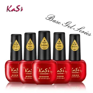 China high quality Kasi brand soak off base gel polish with top coat base coat for nail