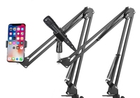 Support de bureau de bras de perche de Suspension réglable en gros d'usine pour BM800 BMU800 U87 supports et supports de microphone micro
