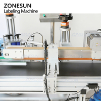 ZONESUN ZS-TB833R2 Étiqueteuse automatique double face pour coins de boîtes et cartons, machine d'étiquetage anti-effraction pour coins de boîtes