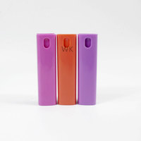 Flacon pulvérisateur en plastique rechargeable de 10 ml pour cosmétiques et parfums, flacon de désinfectant pour les mains, flacon pulvérisateur de poche pour les voyages