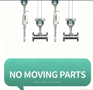 Nhiệt khối lượng lưu lượng khí mét Inline không khí kỹ thuật số khí tự nhiên oxy đo lưu lượng kế với RS485 modbus tuabin lưu lượng kế - Product Image 6