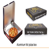 Boîtes de livraison de pizza isothermes pliables, imperméables et recyclables de luxe avec couleur personnalisée et logo estampé à chaud