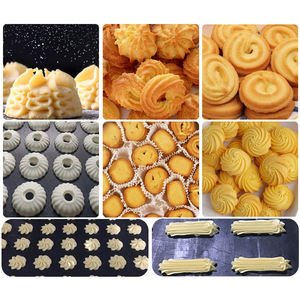 Petite machine à fabriquer des biscuits, coupe-fil, machine à fabriquer des biscuits, système de contrôle PLC, machine à déposer des biscuits <span class=keywords><strong>pour</strong></span> boulangerie - Product Image 4