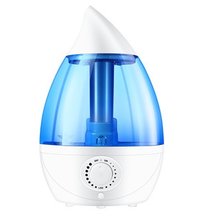 Humidificateur à goutte d'eau personnalisé, diffuseur ultrasonique de brume bleue, pour la maison et le bureau - Product Image 1