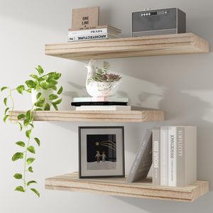 Vente chaude étagère flottante tenture <span class=keywords><strong>murale</strong></span> étagère de rangement en <span class=keywords><strong>bois</strong></span> massif adaptée au salon de la chambre à coucher - Product Image 4