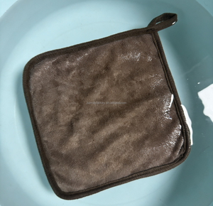 Lingettes démaquillantes réutilisables en <span class=keywords><strong>coton</strong></span> de <span class=keywords><strong>bambou</strong></span>, lingettes douces à double couche pour le démaquillage, le nettoyage quotidien et le retrait des masques - Product Image 4