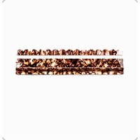 Mahjong Américain Marron Luxe avec Supports Ondulés, Ensemble de 4 Pièces en Acrylique Premium à Texture Tourbillonnante, Collection Designer