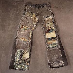 El fabricante de ropa vaquera ofrece <span class=keywords><strong>vaqueros</strong></span> de <span class=keywords><strong>hombre</strong></span> vintage bordados a medida de alta calidad al por mayor a la última moda - Product Image 1