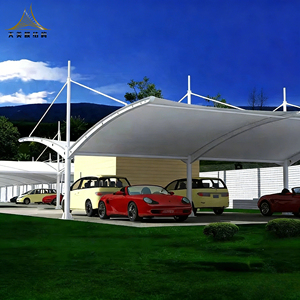 Structure de membrane de haute qualité pour abri de <span class=keywords><strong>voiture</strong></span> personnalisé, auvent métallique pour parking en vente - Product Image 1