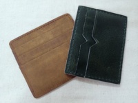 Porte-cartes en cuir verni sur mesure, style normcore/minimaliste, marque Conifer, pour cartes de visite, voyages, magasins, revente et cadeaux