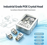 Conector de Red POE Profesional de Alta Calidad Gcabling, RJ45 Cat5e Sin Blindaje, Cat6, Chapado en Oro, 8p8c