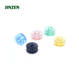 JZ-10901/JZ-63554 고품질 컬러 투명 플라스틱 보빈 가정용 재봉틀 스핀들 액세서리 부품