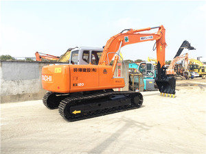 รถขุดตีนตะขาบฮิตาชิ EX120-5 ปี 2014 มือสองนำเข้า บุ้งกี๋ 1.2 เมตร น้ำหนัก 12 ตัน เครื่องยนต์ ปั๊ม PLC - Product Image 6