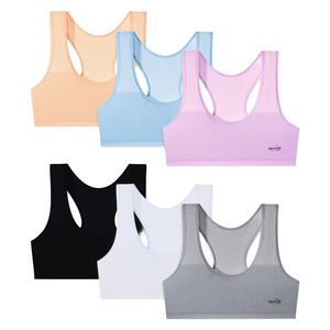 Soutien-gorge gothique respirant pour adolescentes, avec coussinets fins en éponge, double couche, anti-transparence, sans armatures et amovibles - Product Image 1